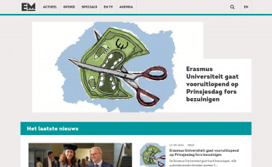 erasmusmagazine.nl screenshot