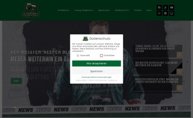 erding-gladiators.de screenshot
