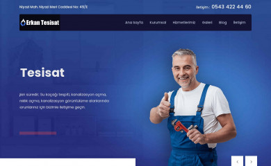 erkantesisat.com screenshot