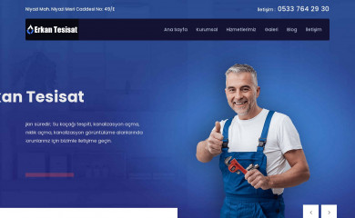 erkantesisat.com screenshot