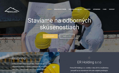 erholding.sk screenshot