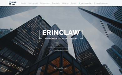 erinclaw.de screenshot