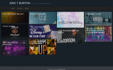 erictburton.com screenshot