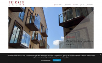 eriksenarkitekter.dk screenshot