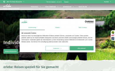 http://www.erlebe-fernreisen.de screenshot