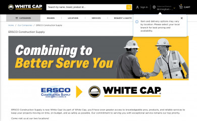 erscoconstruction.com screenshot