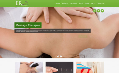 ersportstherapy.co.uk screenshot