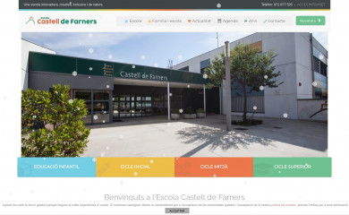 escolacastelldefarners.cat screenshot