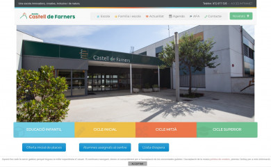 escolacastelldefarners.cat screenshot