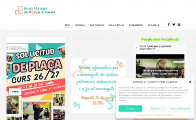 escolademusicadepalma.cat screenshot