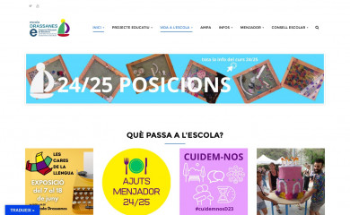 escoladrassanes.cat screenshot