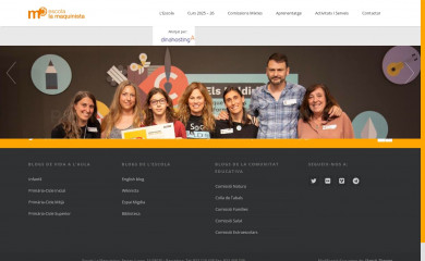 escolalamaquinista.cat screenshot