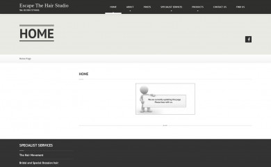 escapethehairstudio.co.uk screenshot
