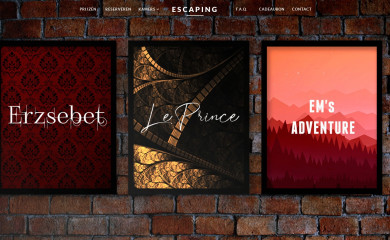 escaping.be screenshot
