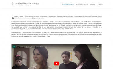 escuelatiempoyespacio.cl screenshot