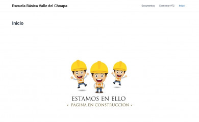 escuelavalledelchoapa.cl screenshot