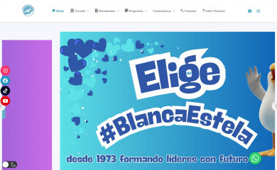 escuelablancaestela.cl screenshot
