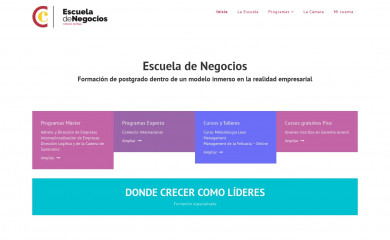 escueladenegociosmalaga.com screenshot