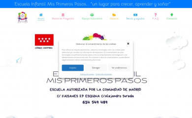 escuelainfantilmisprimerospasos.es screenshot