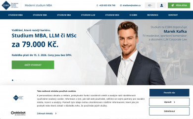 esbm.cz screenshot