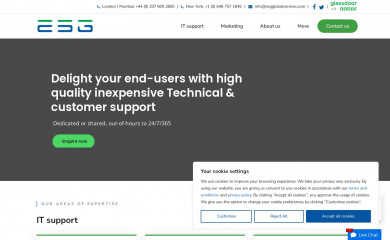 esgglobalservices.com screenshot