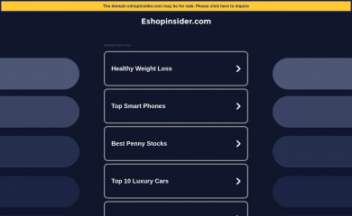 eshopinsider.com screenshot