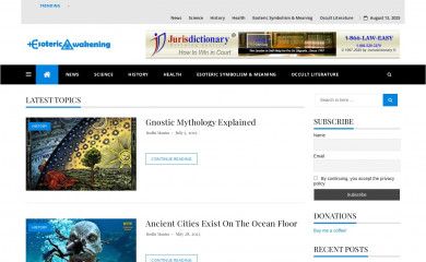 esotericawakening.com screenshot