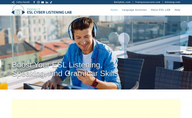 esl-lab.com screenshot