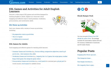 eslgames.com screenshot