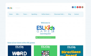 eslkidsgames.com screenshot