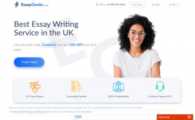 essaygeeks.co.uk screenshot