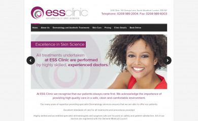 essclinic.co.uk screenshot
