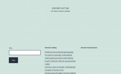 esport-nyt.dk screenshot