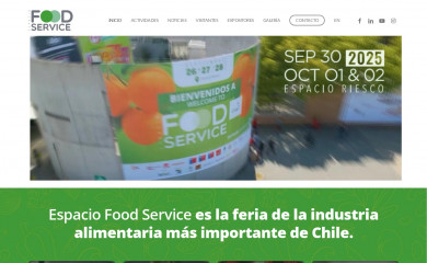 espaciofoodservice.cl screenshot