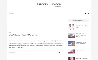 espaciolujo.com screenshot