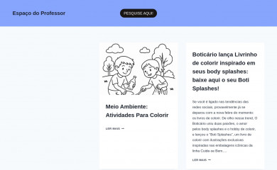 espacoprofessor.com screenshot