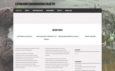 espanjanvesikoiraharrastajat.fi screenshot