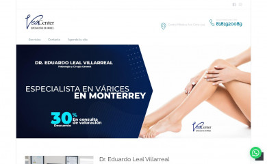 especialistaenvarices.com screenshot