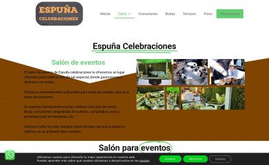 espunacelebraciones.com screenshot