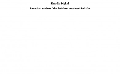 estadiodigital.es screenshot