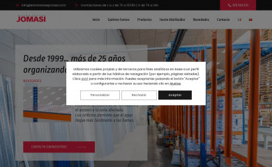 estanteriasjomasi.com screenshot