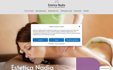 esteticanadiaharmonyspa.it screenshot