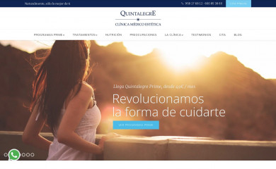 esteticaquintalegregranada.es screenshot