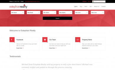 estephanrealty.com.au screenshot