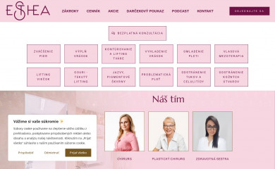 esthea.sk screenshot