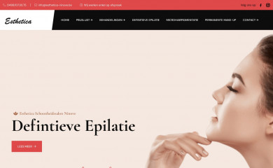 esthetica-ninove.be screenshot