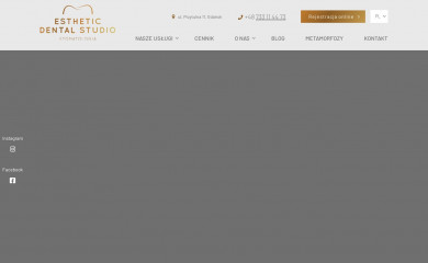 estheticdentalstudio.pl screenshot