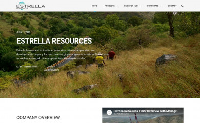 estrellaresources.com.au screenshot