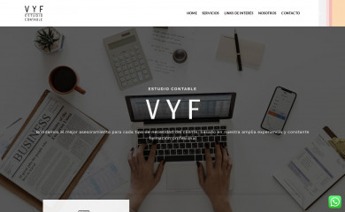 estudiocontablevyf.com.ar screenshot