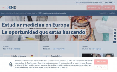 estudiar-medicina-europa.es screenshot